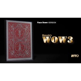 WOW 3 Face-DOWN (Gimmick and Online Instructions) by Katsuya Masuda