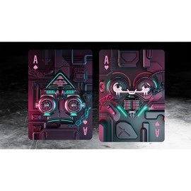Spielkarten Gilded Fuchsia Bicycle Cybershock Playing Cards