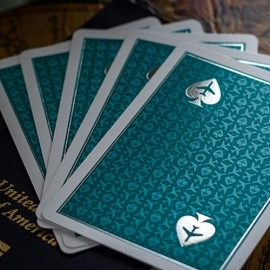 Spielkarten Limited Edition Lounge  in Terminal Teal by Jetsetter Playing Cards