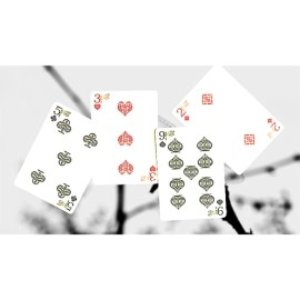 Spielkarten Gilded Bicycle Dragonfly (Teal) Playing Cards