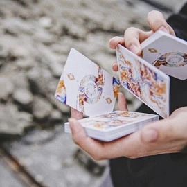 Spielkarten Fluid Art Orange (Cardistry Edition) Playing Cards