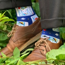 The Undressed Deck SOCKS by Edi Rudo