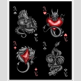 Spielkarten Stardust Black Edition Playing Cards