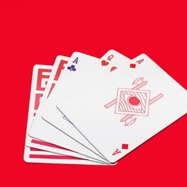 Spielkarten Red Enigma Playing Cards