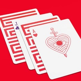 Spielkarten Red Enigma Playing Cards