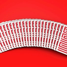 Spielkarten Red Enigma Playing Cards