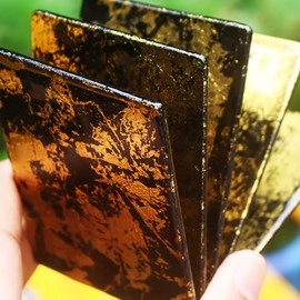 Stardust - Retro Trainers (Gold Flake) by Magic Encarta