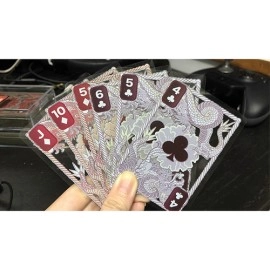 Spielkarten Dragon Transparent Playing Cards (Fire Red)