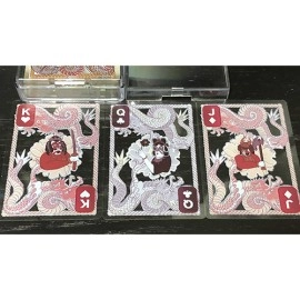 Spielkarten Dragon Transparent Playing Cards (Fire Red)
