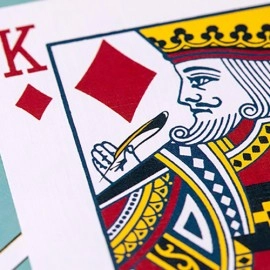 Spielkarten Feather Deck: Goldfinch Edition (Teal) by Joshua Jay
