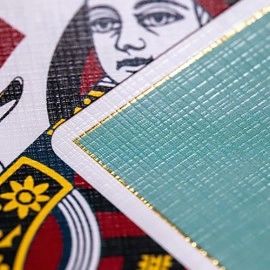 Spielkarten Feather Deck: Goldfinch Edition (Teal) by Joshua Jay