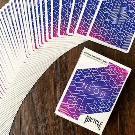 Spielkarten Bicycle Neon Cardistry Blue Aurora Playing Cards
