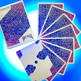 Spielkarten Bicycle Neon Cardistry Blue Aurora Playing Cards