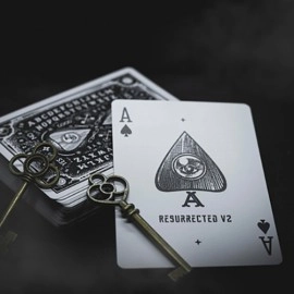 Spielkarten Resurrected V2 (Black) Playing Cards By Abraxas