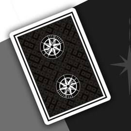 Spielkarten North Star Midnight Black Marked Edition (With Numbered Coin & Routines) by James Anthony
