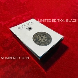 Spielkarten North Star Midnight Black Marked Edition (With Numbered Coin & Routines) by James Anthony