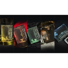 Five Elements Playing Cards Wooden Collection Set with 5 Dice by TCC