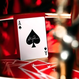 Spielkarten X Deck (Red) Signature Edition Playing Cards by Alex Pandrea