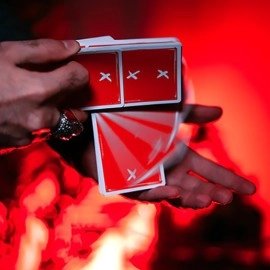 Spielkarten X Deck (Red) Signature Edition Playing Cards by Alex Pandrea