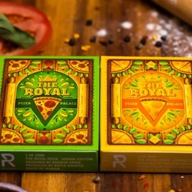The Royal Pizza Palace Playing Cards Set by Riffle Shuffle