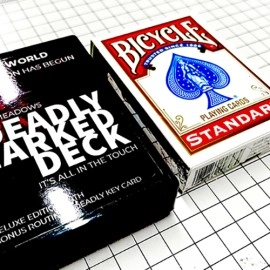 DEADLY MARKED DECK BLUE BICYCLE (Gimmicks and Online Instructions) by MagicWorld