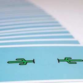 Spielkarten Cactus (Dusty Blue) Playing Cards