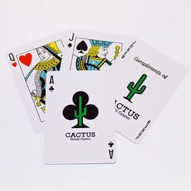 Spielkarten Cactus (Dusty Blue) Playing Cards