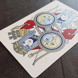 Spielkarten Pantheon Azure Playing Cards by Giovanni Meroni