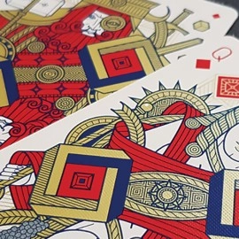 Spielkarten Pantheon Azure Playing Cards by Giovanni Meroni