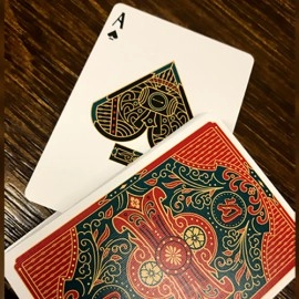 Spielkarten Bicycle Genso Green Playing Cards by Card Experiment