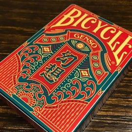 Spielkarten Bicycle Genso Green Playing Cards by Card Experiment