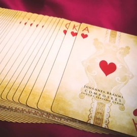 Spielkarten Johannes Brahms (Composers) Playing Cards