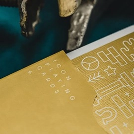 Spielkarten Gold ICON Playing Cards by Riffle Shuffle