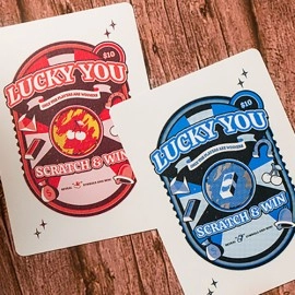 Spielkarten Scratch & Win Playing Cards by Riffle Shuffle