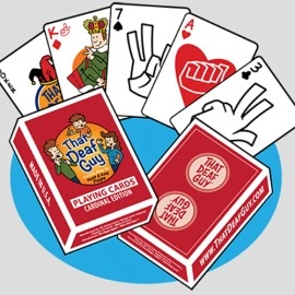 Spielkarten That Deaf Guy RED Cardinal Edition Playing Cards