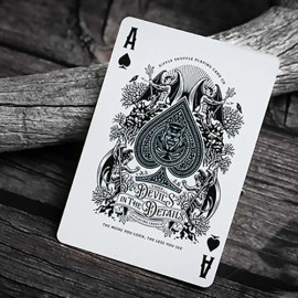 Spielkarten Devil's in the Details Sinful Silver Playing Cards by Riffle Shuffle