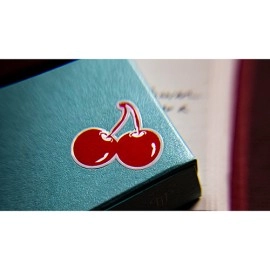 Spielkarten Cherry Casino House Deck (Tropicana Teal) Playing Cards by Pure Imagination Projects