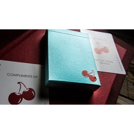 Spielkarten Cherry Casino House Deck (Tropicana Teal) Playing Cards by Pure Imagination Projects