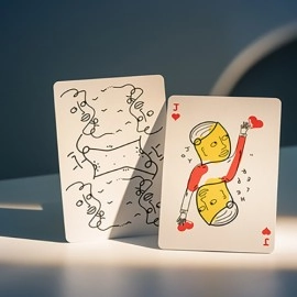 Spielkarten Shantell Martin (White) Playing Cards by Theory11