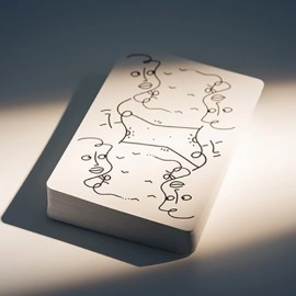 Spielkarten Shantell Martin (White) Playing Cards by Theory11