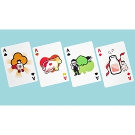 Pure Milk Playing Cards by Hanson Chien
