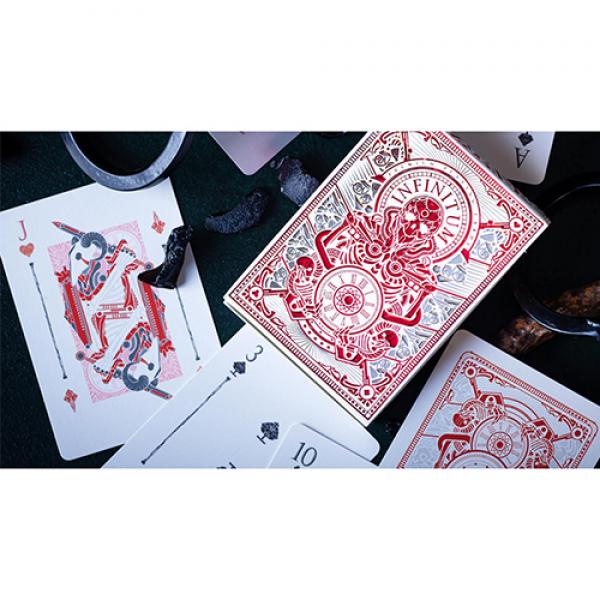 INFINITUM (Ghost White) Playing Cards