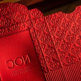 Spielkarten NOC (Red) The Luxury Collection Playing Cards by Riffle Shuffle x The House of Playing Cards