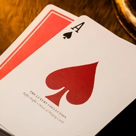 Spielkarten NOC (Red) The Luxury Collection Playing Cards by Riffle Shuffle x The House of Playing Cards