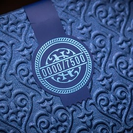 Spielkarten NOC (Blue) The Luxury Collection Playing Cards by Riffle Shuffle x The House of Playing Cards