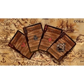 Spielkarten Gilded Jolly Roger Playing Cards