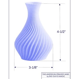 The American Prayer Vase Genie Bottle BLACK MAMBA by Big Guy's Magic
