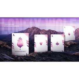 Spielkarten Lonely Wolf (Purple) Playing Cards by BOCOPO