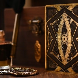 Spielkarten Gilded Eye of the Ocean Astra Polaris (Black) Playing Cards