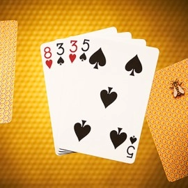 Spielkarten Bicycle Honeybee (Yellow) Playing Cards